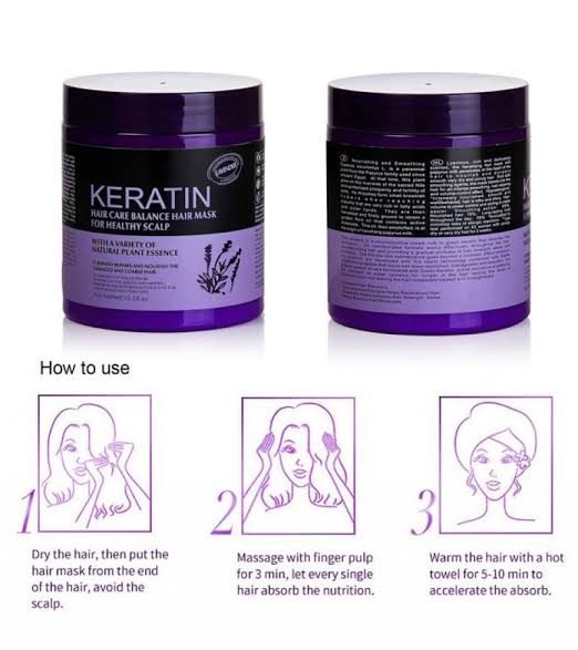 Lavender Hair Care Balance Keratin Hair Mask And Hair Treatment For Healthy Scalp Beauty Blush 8780