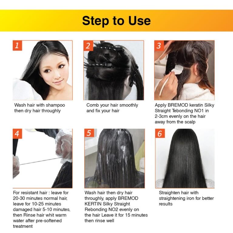 Bremod Keratin Rebonding Kit Silk Straight Rebonding Keratin Rebounding ...